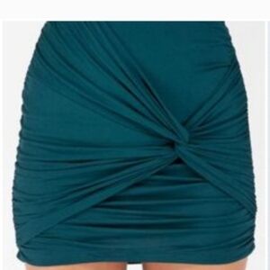 LUSH Turquoise Twist Skirt